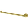 New Americana 30" Stainless Steel Decorative Grab Bar in Brushed Brass Grab Bars