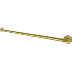 Americana 36" Stainless Steel Decorative Grab Bar in Brushed Brass Grab Bars