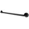 Best Americana 36" Stainless Steel Decorative Grab Bar in Matte Black Grab Bars