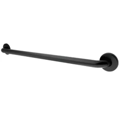 Best Americana 36" Stainless Steel Decorative Grab Bar in Matte Black Grab Bars