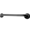Sale Americana 18" Stainless Steel Decorative Grab Bar in Matte Black Grab Bars