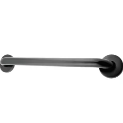 Sale Americana 18" Stainless Steel Decorative Grab Bar in Matte Black Grab Bars