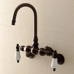 Discount Aqua Vintage AE83TX-P Adjustable Center Wall Mount Tub Faucet Tub Faucets