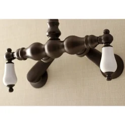 Discount Aqua Vintage AE83TX-P Adjustable Center Wall Mount Tub Faucet Tub Faucets