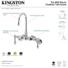 New Aqua Vintage AE81TX-P Adjustable Center Wall Mount Tub Faucet Tub Faucets