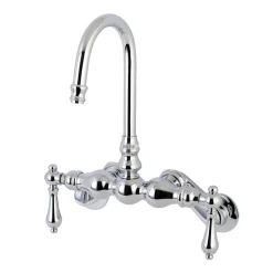 New Aqua Vintage AE81TX-P Adjustable Center Wall Mount Tub Faucet Tub Faucets