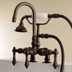 Best Aqua Vintage AE13TX-P Clawfoot Tub Faucet with Hand Shower Tub Faucets