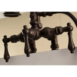 Best Aqua Vintage AE13TX-P Clawfoot Tub Faucet with Hand Shower Tub Faucets