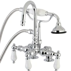 Clearance Aqua Vintage AE15TX-P Clawfoot Tub Faucet with Hand Shower Tub Faucets