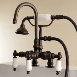 Clearance Aqua Vintage AE15TX-P Clawfoot Tub Faucet with Hand Shower Tub Faucets