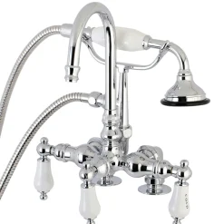 Clearance Aqua Vintage AE17TX-P Clawfoot Tub Faucet with Hand Shower Tub Faucets