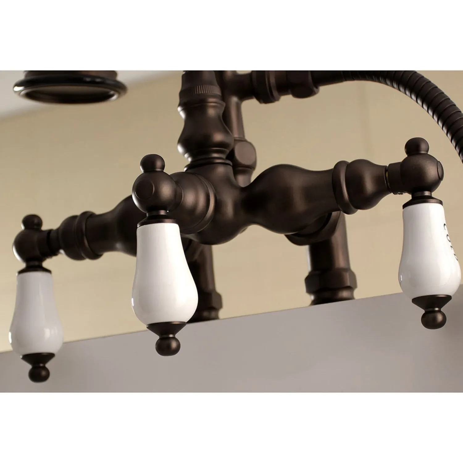 Clearance Aqua Vintage AE17TX-P Clawfoot Tub Faucet with Hand Shower Tub Faucets