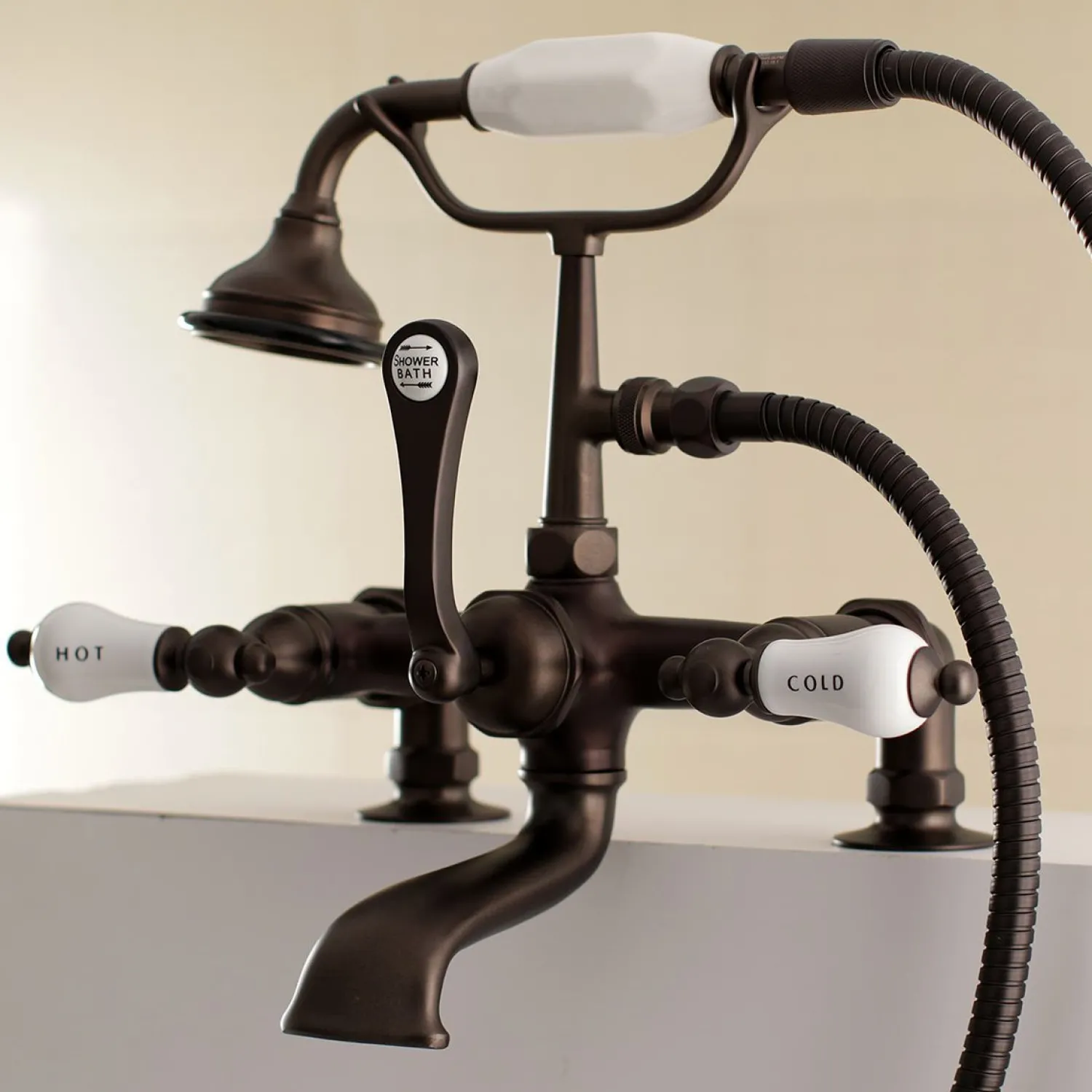 Clearance Aqua Vintage AE207TX-P 7-Inch Tub Faucet with Hand Shower Tub Faucets