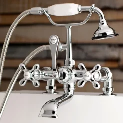 Clearance Aqua Vintage AE209TX-P7-Inch Tub Faucet with Hand Shower Tub Faucets