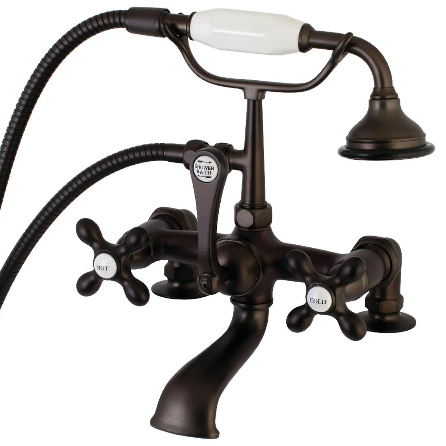 Clearance Aqua Vintage AE209TX-P7-Inch Tub Faucet with Hand Shower Tub Faucets