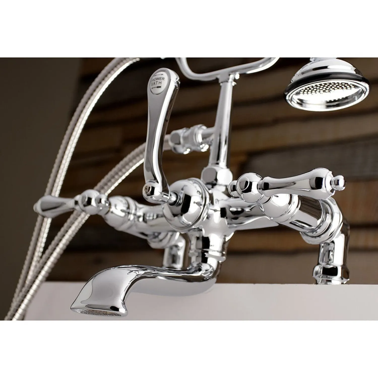 Clearance Aqua Vintage AE203TX-P 7-Inch Tub Faucet with Hand Shower Tub Faucets