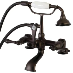 Clearance Aqua Vintage AE203TX-P 7-Inch Tub Faucet with Hand Shower Tub Faucets