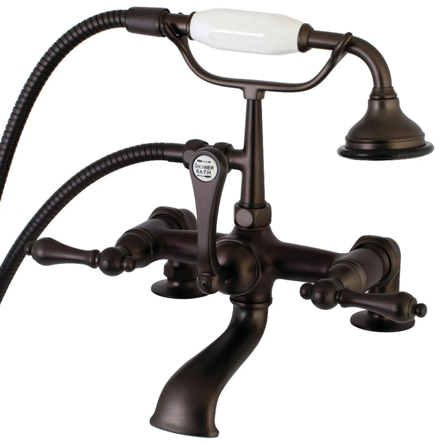 Clearance Aqua Vintage AE203TX-P 7-Inch Tub Faucet with Hand Shower Tub Faucets