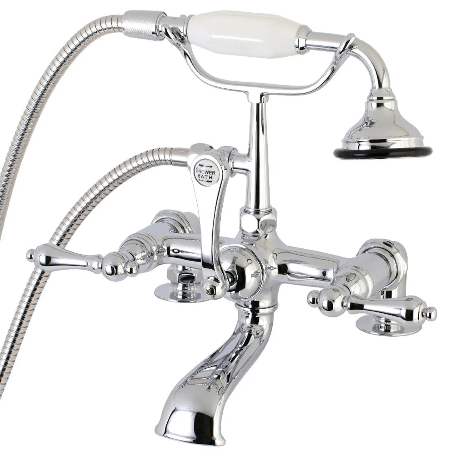 Clearance Aqua Vintage AE203TX-P 7-Inch Tub Faucet with Hand Shower Tub Faucets