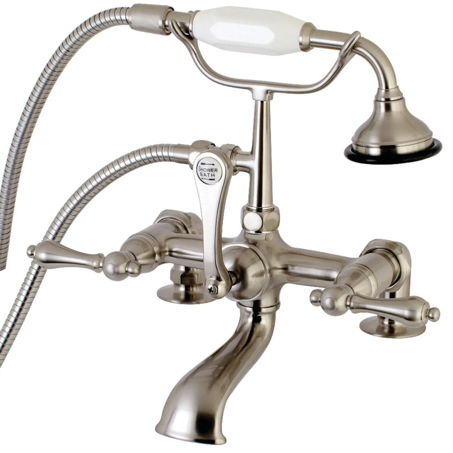 Clearance Aqua Vintage AE203TX-P 7-Inch Tub Faucet with Hand Shower Tub Faucets