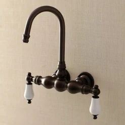 Sale Aqua Vintage AE5TX-P Vintage 3-3/8-Inch Wall Mount Tub Faucet Tub Faucets
