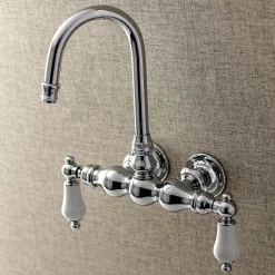 Sale Aqua Vintage AE5TX-P Vintage 3-3/8-Inch Wall Mount Tub Faucet Tub Faucets