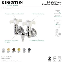 Online Aqua Vintage AE39TX-P Vintage 3-3/8-Inch Wall Mount Tub Faucet Tub Faucets