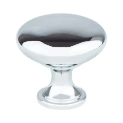 Online Advantage Knobs Knob in Polished Chrome - Round Knobs|Cabinet Knobs