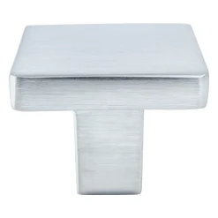 Advantage Knobs Knob in Satin Chrome - Square Knobs|Cabinet Knobs