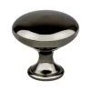 Advantage Plus Two Knob in Black Nickel - Round Knobs|Black & Dark Hardware