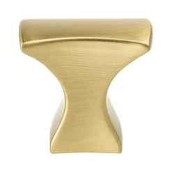 Outlet Aspire Knob in Modern Brushed Gold Brass & Gold|Knobs