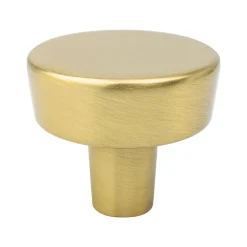 New Brookridge Knob in Modern Brushed Gold - Round Brass & Gold|Knobs