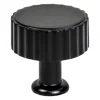 Best Cannelee Knob in Matte Black Knobs|Black & Dark Hardware