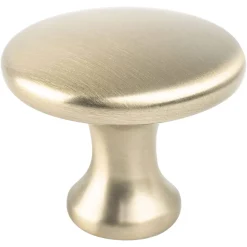 Sale Contemporary Advantage Five Knob in Champagne - Round Brass & Gold|Knobs