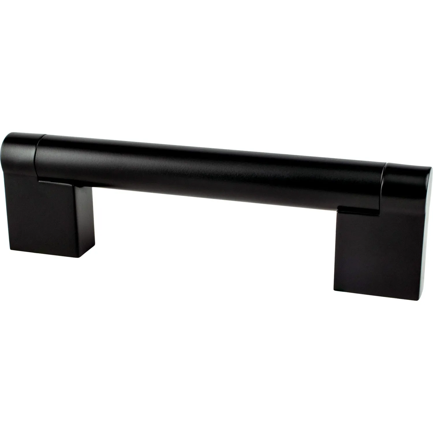 Outlet Contemporary Advantage Three Pull in Matte Black Cabinet Pulls|Black & Dark Hardware