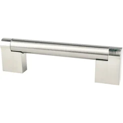 New Contemporary Advantage Three Pull in Brushed Nickel Cabinet Pulls|Brushed Nickel Hardware