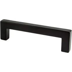 Contemporary Advantage One Pull in Matte Black - Square Cabinet Pulls|Black & Dark Hardware