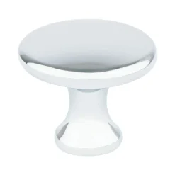 New Contemporary Advantage Five Knob in Polished Chrome - Round Knobs|Cabinet Knobs