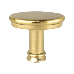 Best Dierdra Knob in Modern Brushed Gold Brass & Gold|Knobs