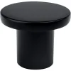 Disc Knob in Black Knobs|Black & Dark Hardware