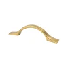 Outlet Echo Pull in Modern Brushed Gold Brass & Gold|Cabinet Pulls