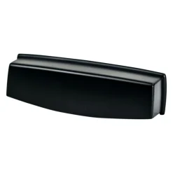 Discount Emerling Cup Pull in Matte Black Black & Dark Hardware