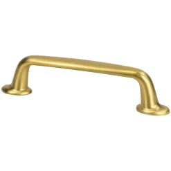 Discount Emerling Pull in Modern Brushed Gold Brass & Gold|Cabinet Pulls