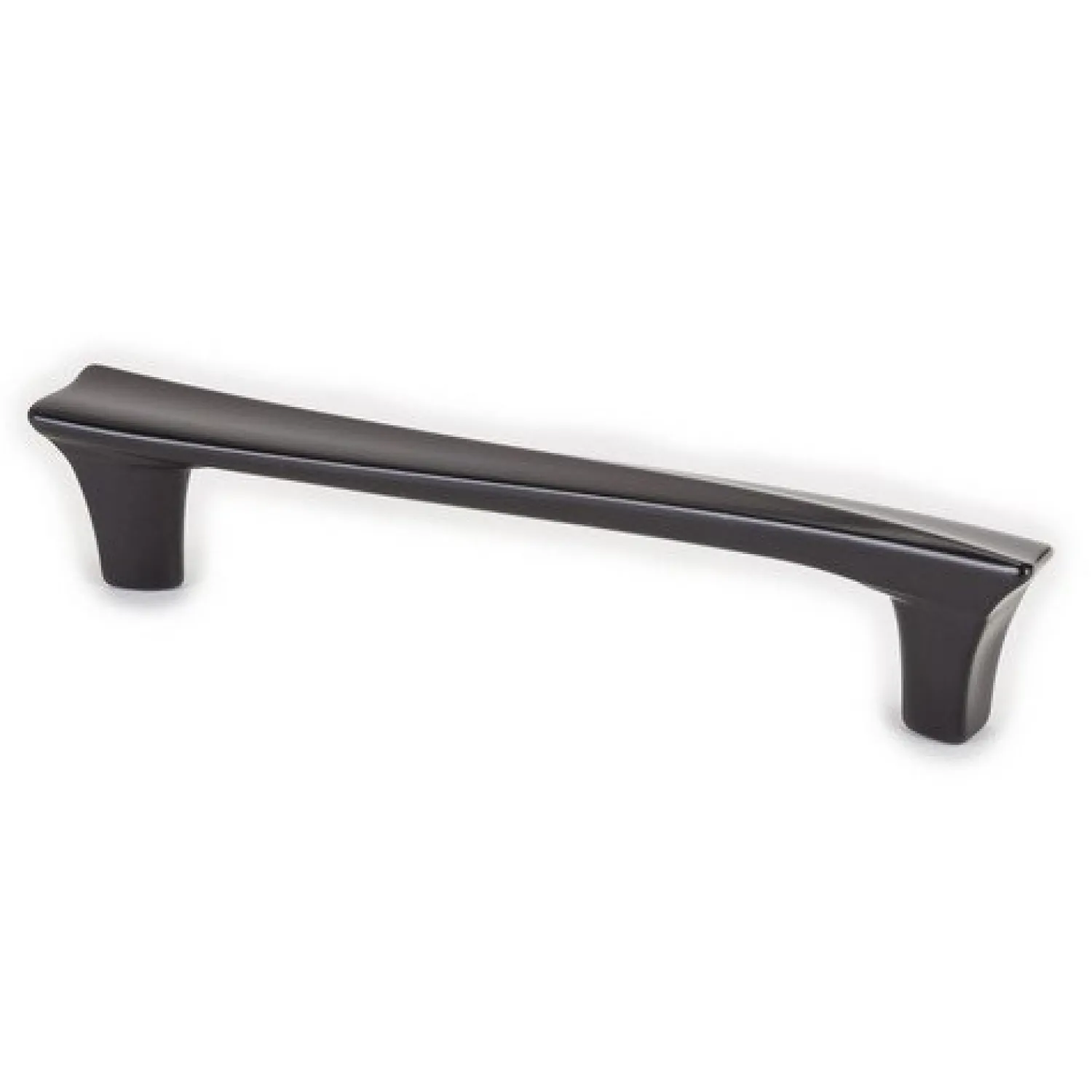 Fluidic 128mm Pull Black & Dark Hardware|Cabinet Knobs