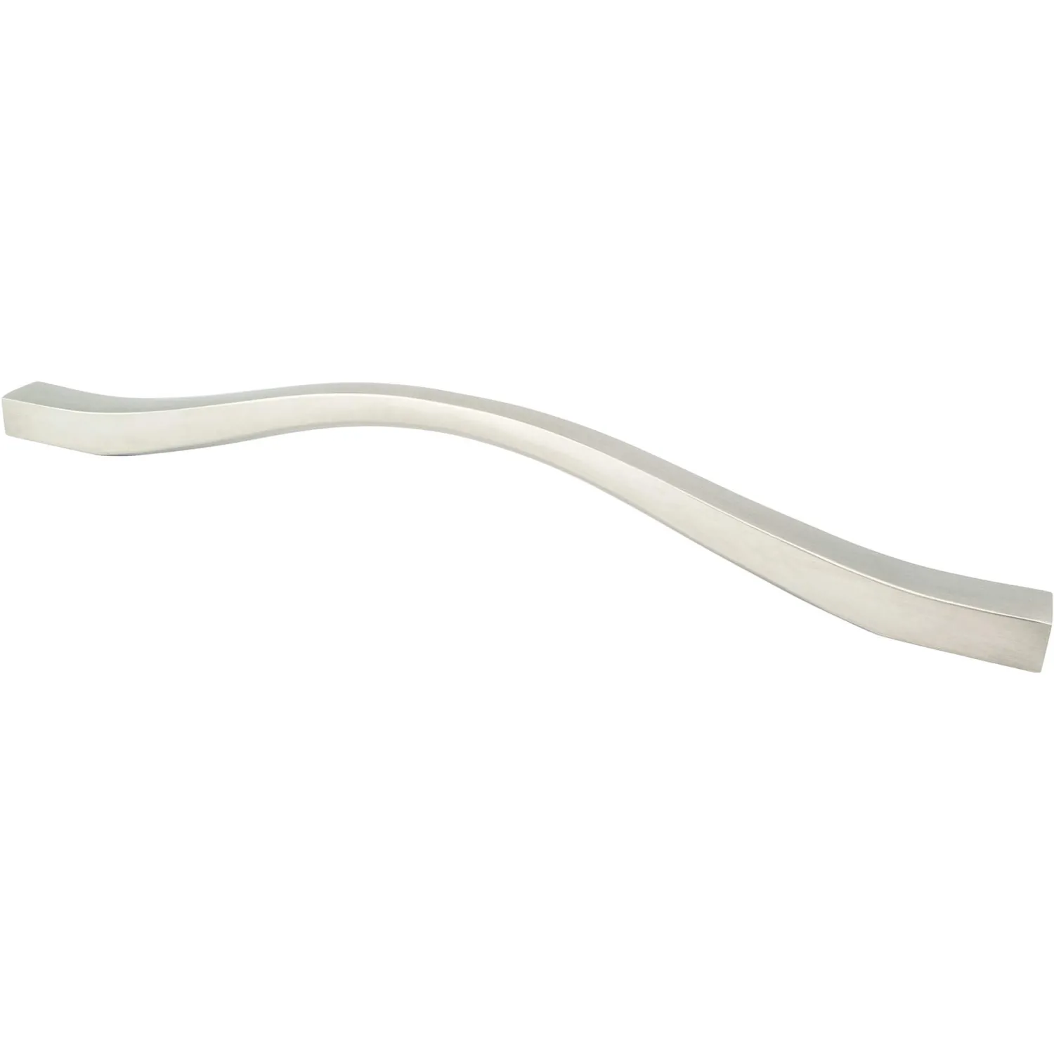 Online Fluid Pull in Brushed Nickel Cabinet Pulls|Brushed Nickel Hardware