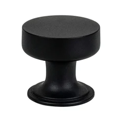 Folklore Knob in Matte Black Knobs|Black & Dark Hardware