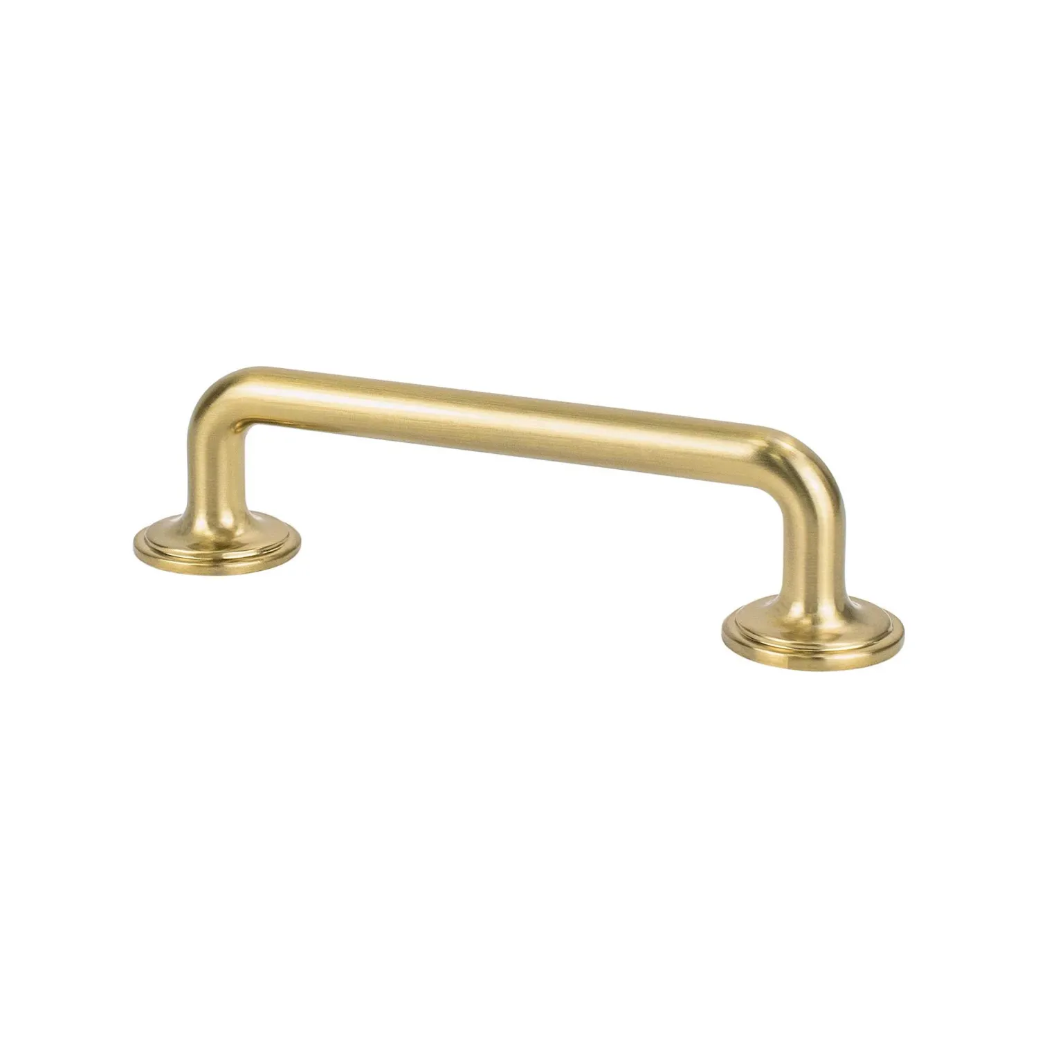 Discount Folklore Pull in Modern Brushed Gold Brass & Gold|Cabinet Pulls