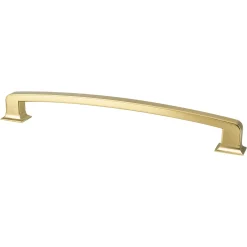 Clearance Hearthstone Appliance Pull in Modern Brushed Gold Brass & Gold|Appliance Pulls