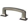 Online Hearthstone Pull in Vintage Nickel Cabinet Pulls|Brushed Nickel Hardware