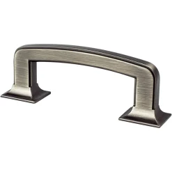 Online Hearthstone Pull in Vintage Nickel Cabinet Pulls|Brushed Nickel Hardware